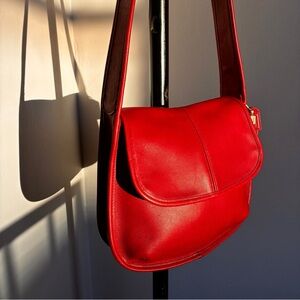 Coach Red Ergo Flap 🍒